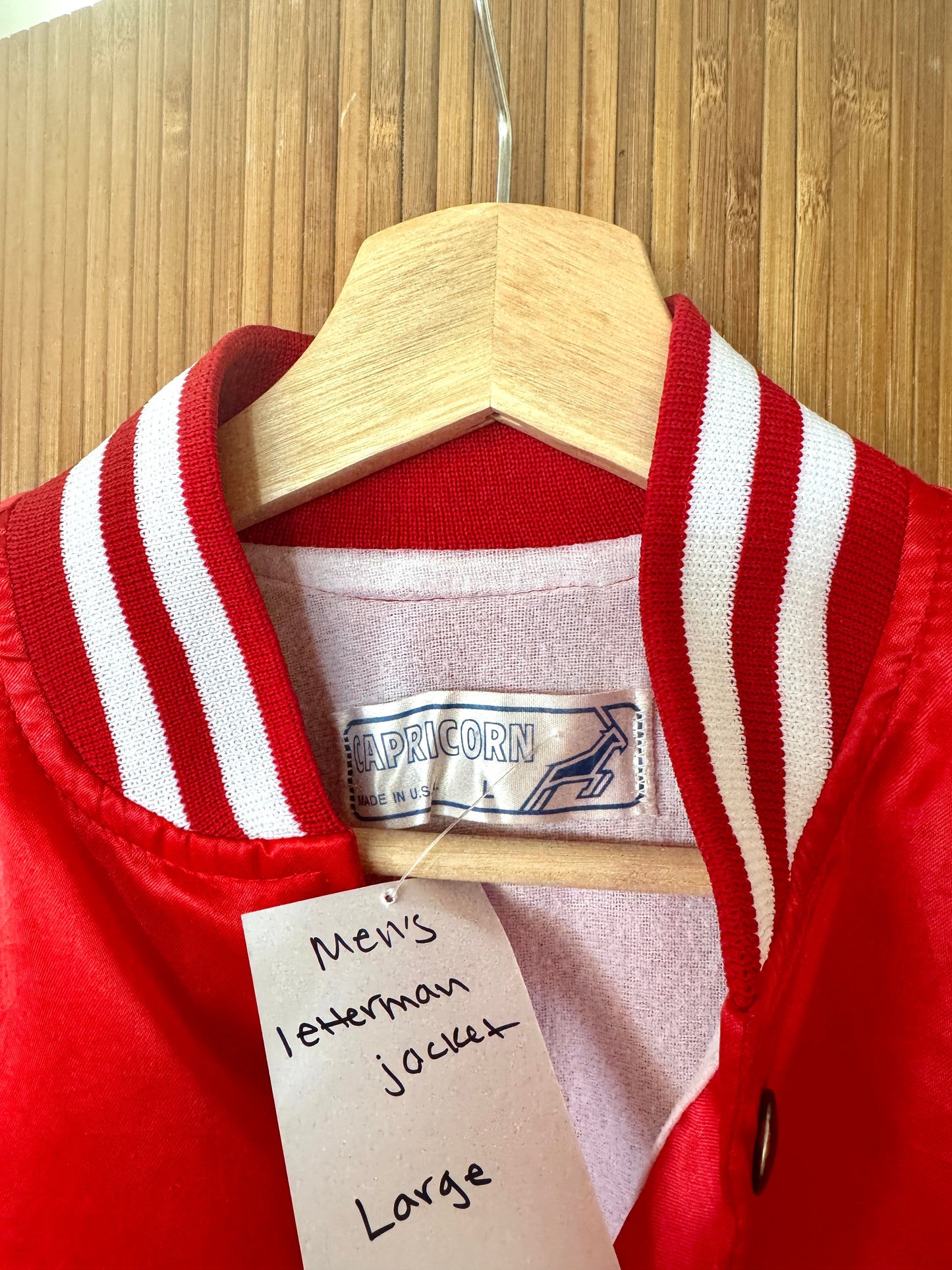 Vintage Men's Letterman Jacket