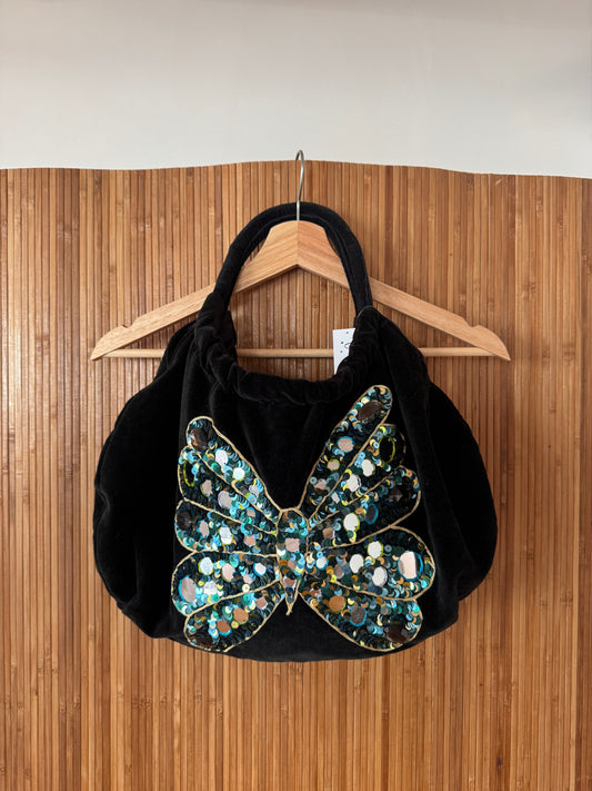 Sequin Butterfly Purse