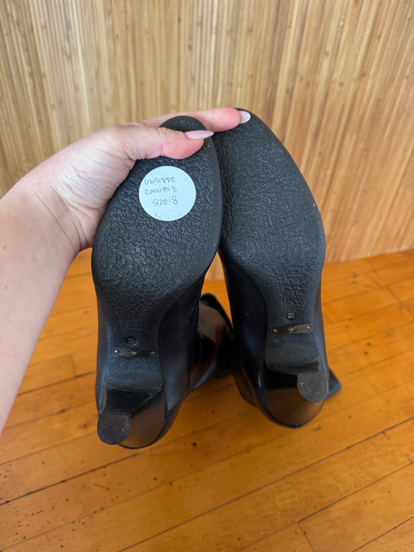 Giuseppe Zanotti Knee High Leather Boots