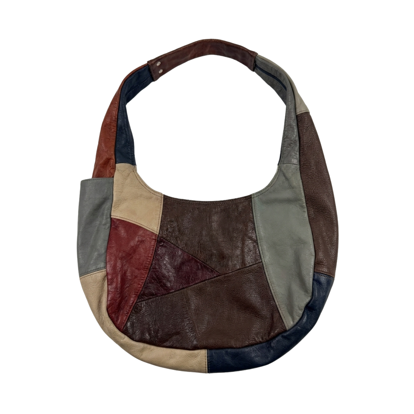 Mexican Leather Patchwork Bag