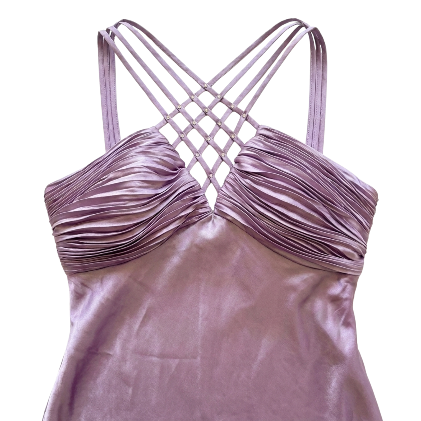 Early 2000s Satin Maxi Dress