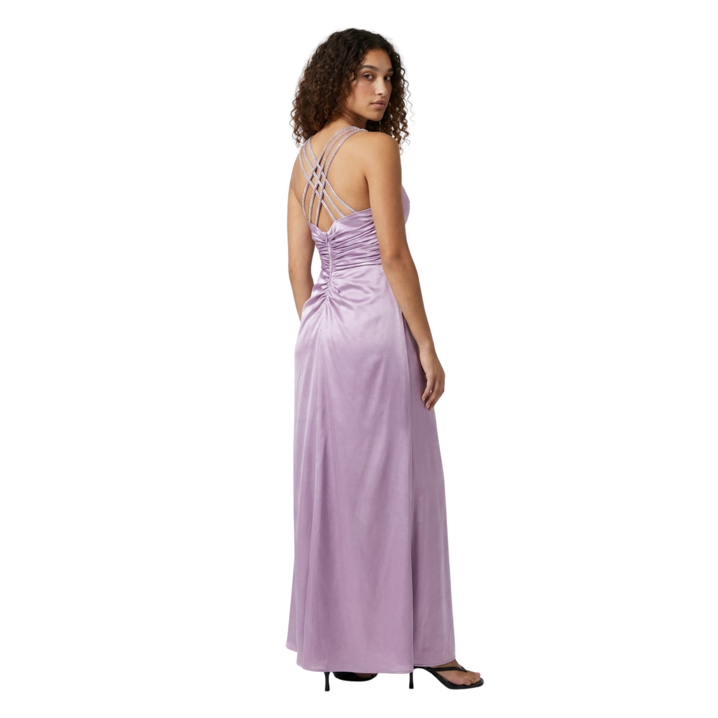 Early 2000s Satin Maxi Dress