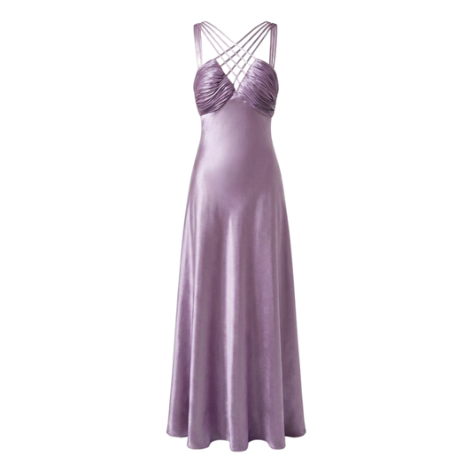 Early 2000s Satin Maxi Dress