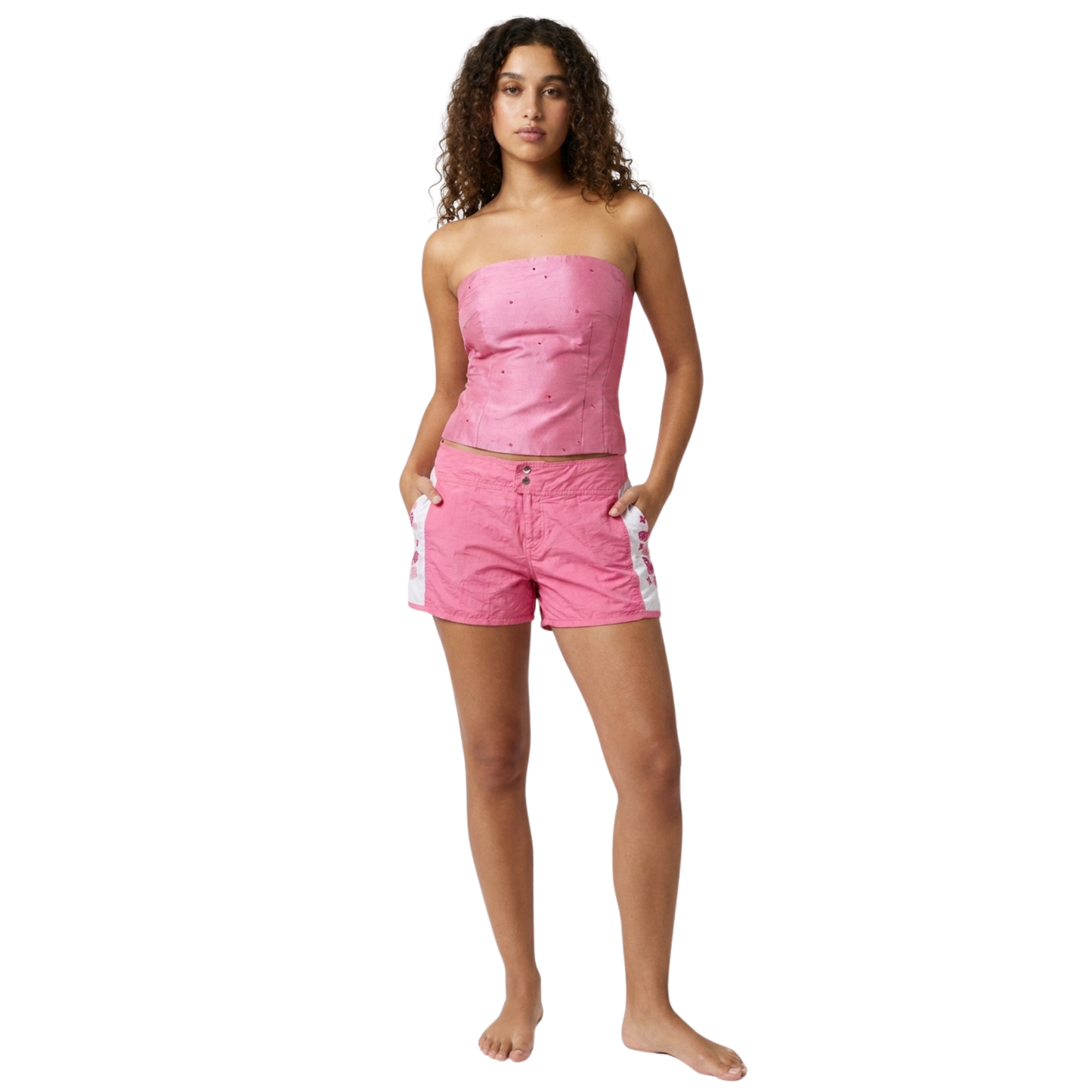 Early 2000s Pink Board Shorts
