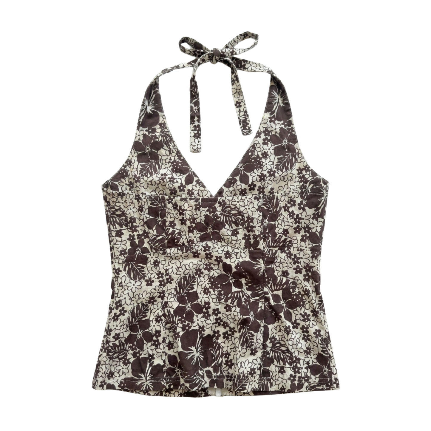 Early 2000s Floral Halter Top