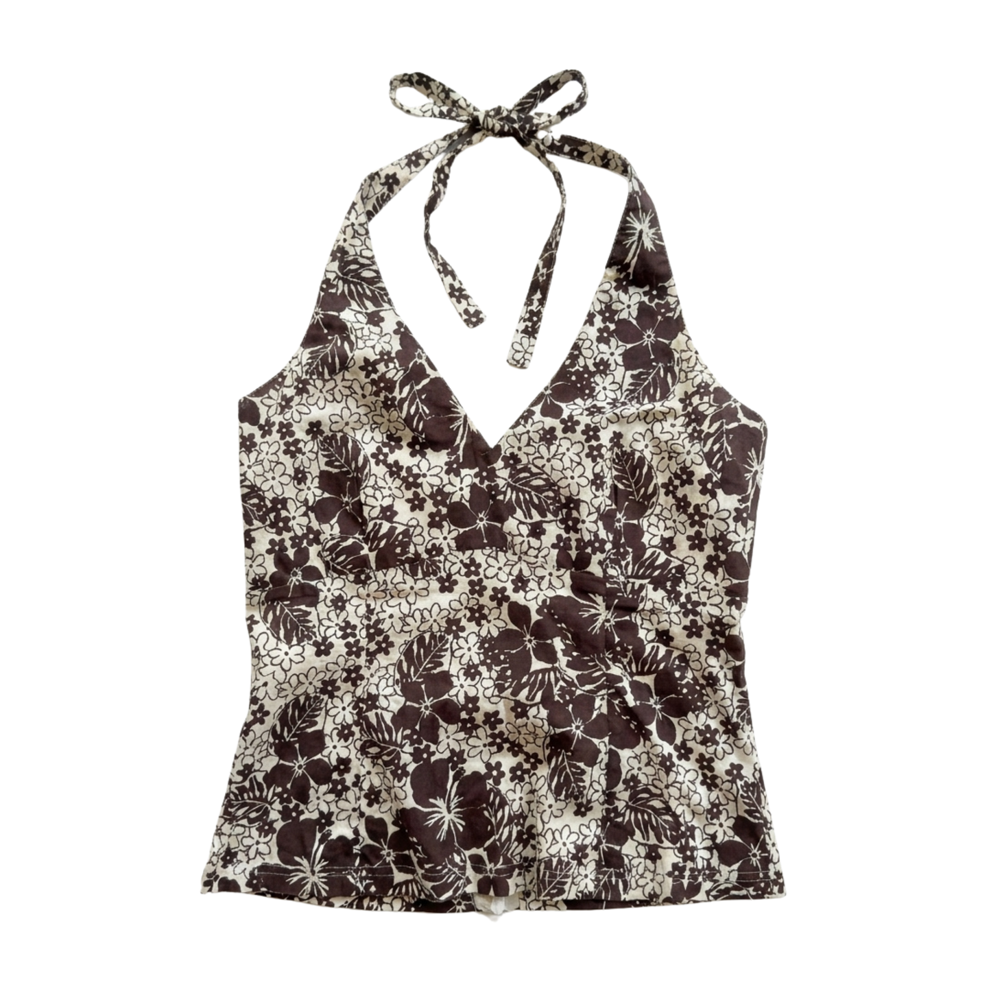 Early 2000s Floral Halter Top