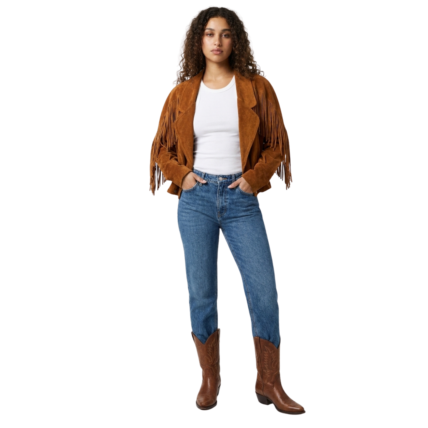 Vintage 80s Fringe Jacket