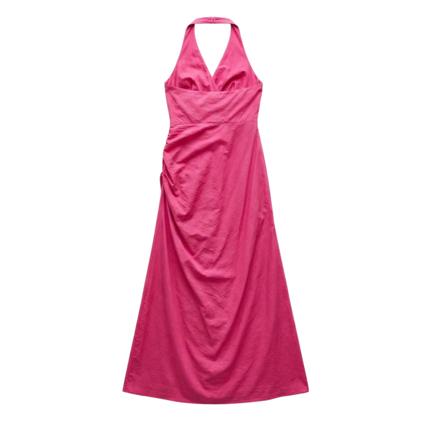 Pink Evening Halter Dress