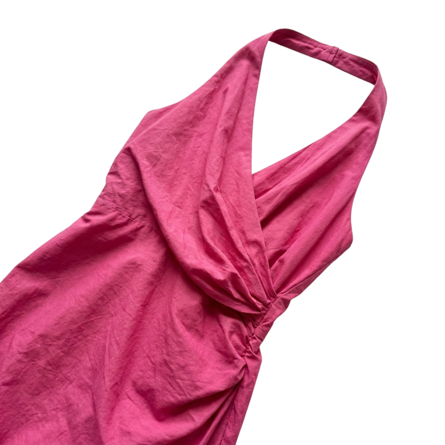 Pink Evening Halter Dress