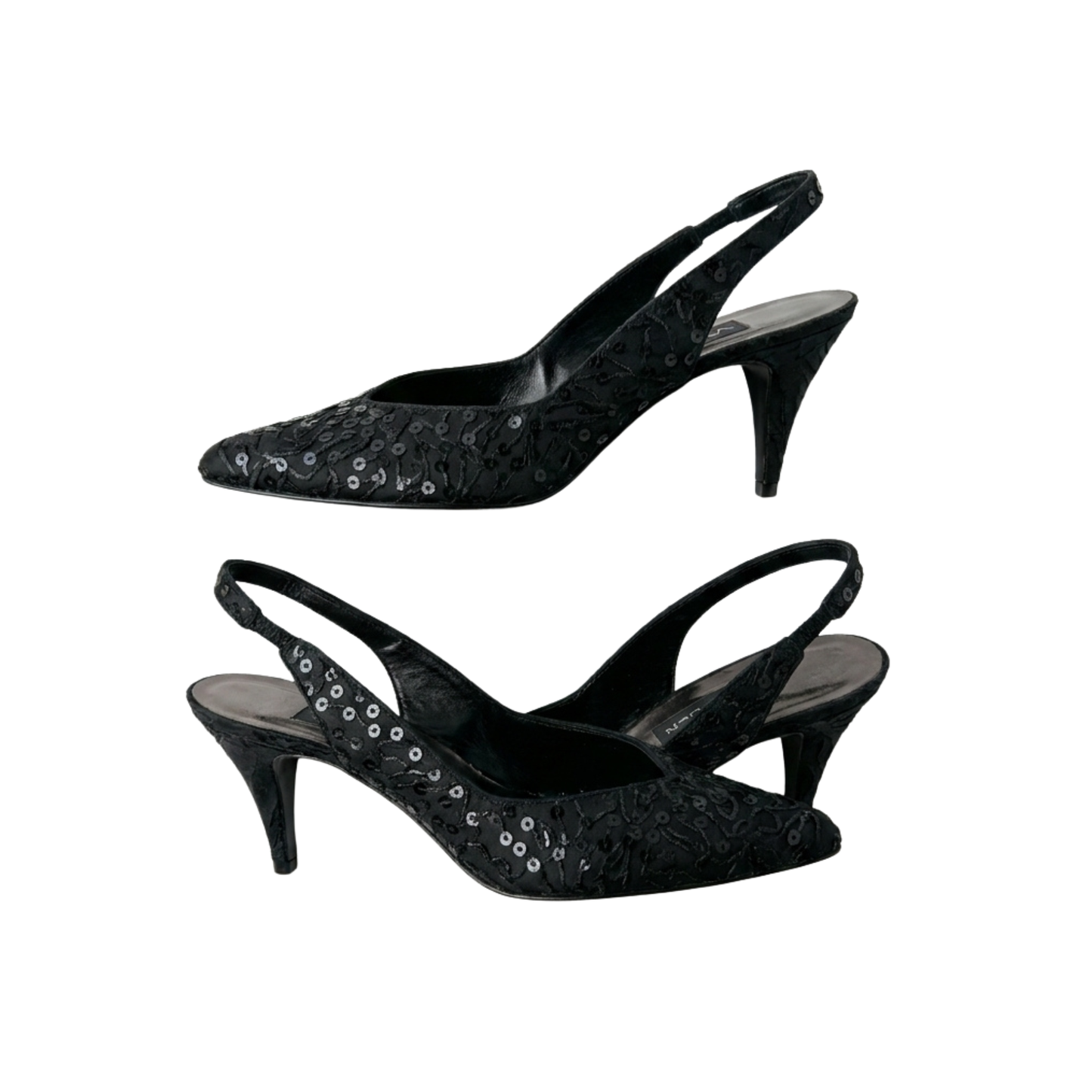 Vintage 90s Stuart Weitzman Sequin Heels