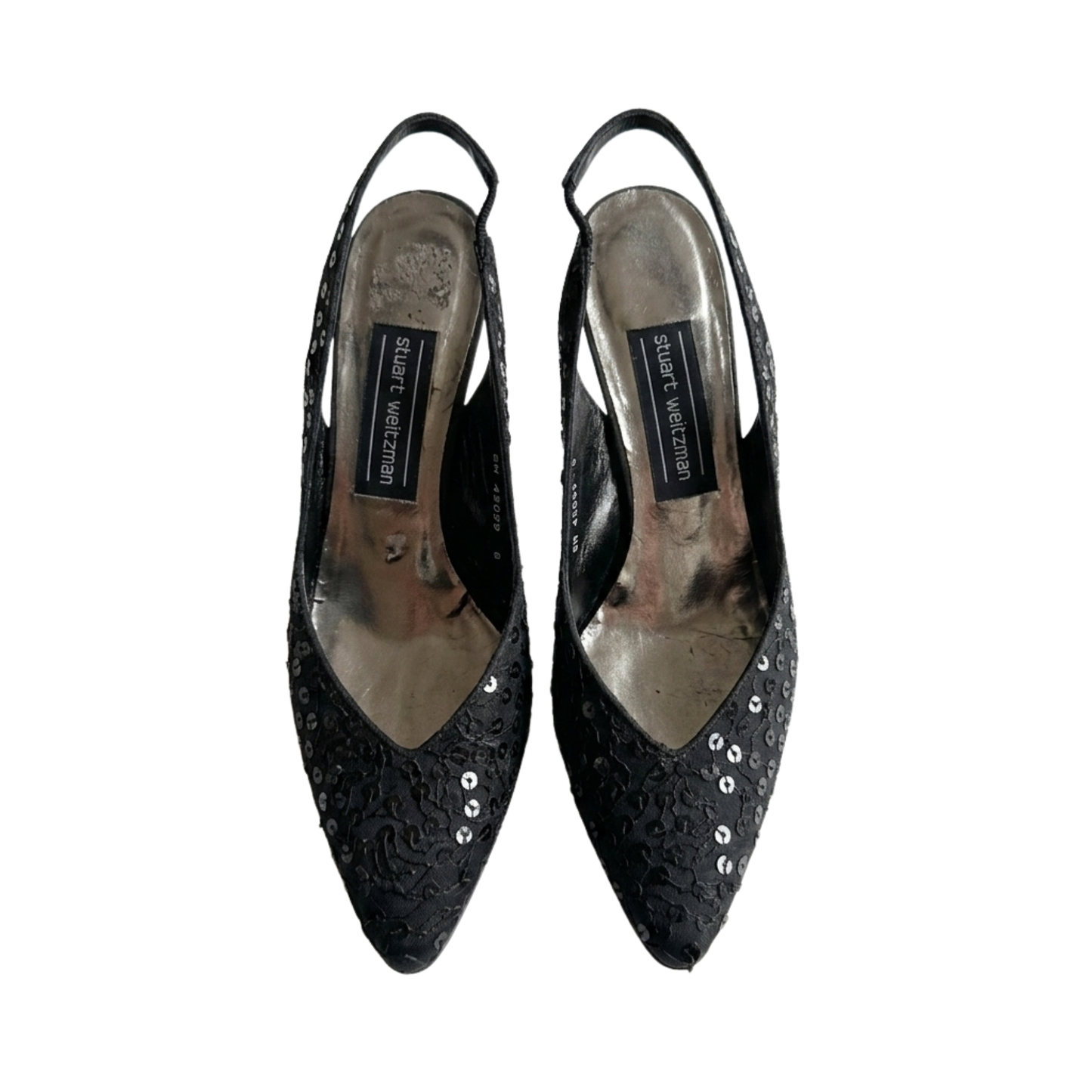 Vintage 90s Stuart Weitzman Sequin Heels