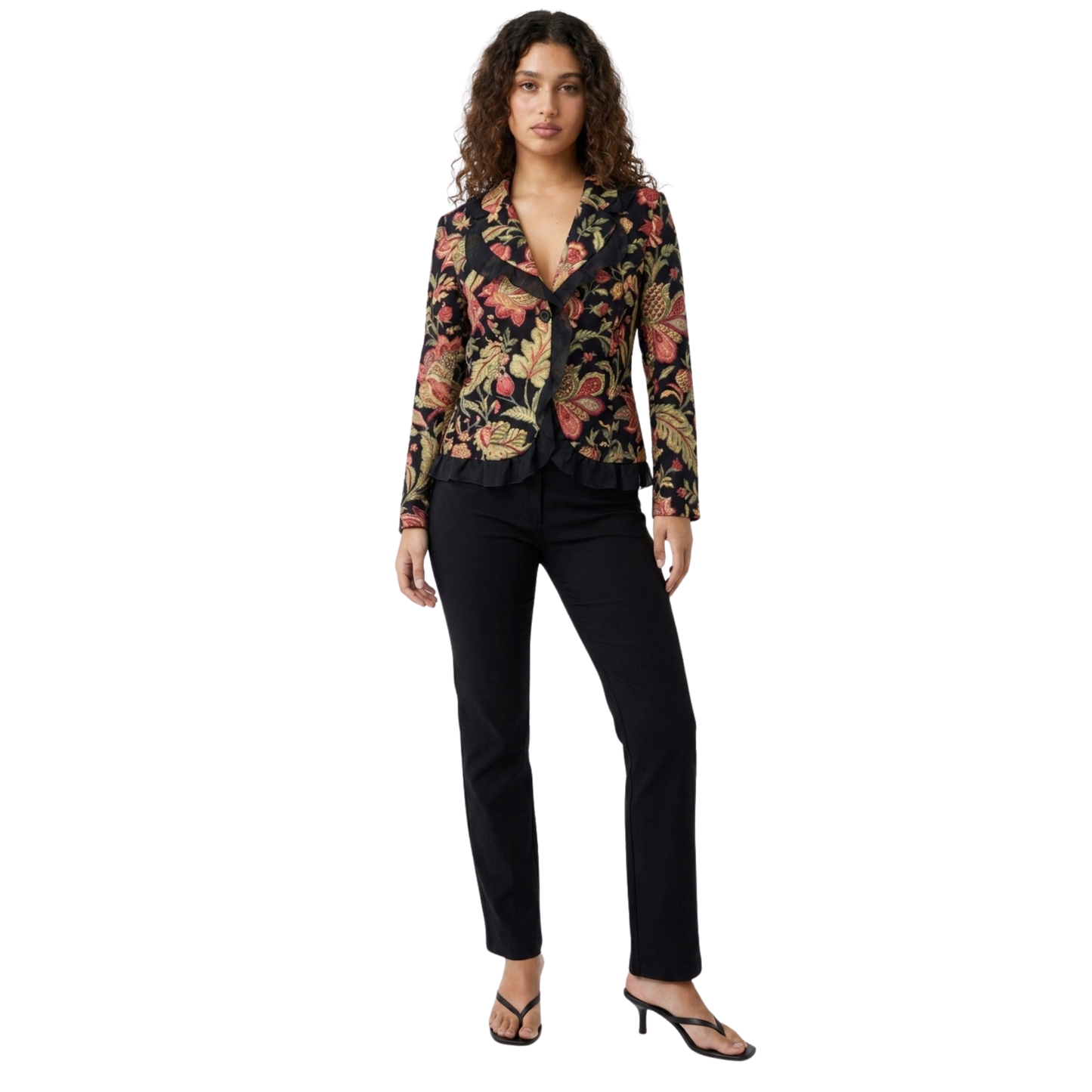 Vintage Floral Blazer