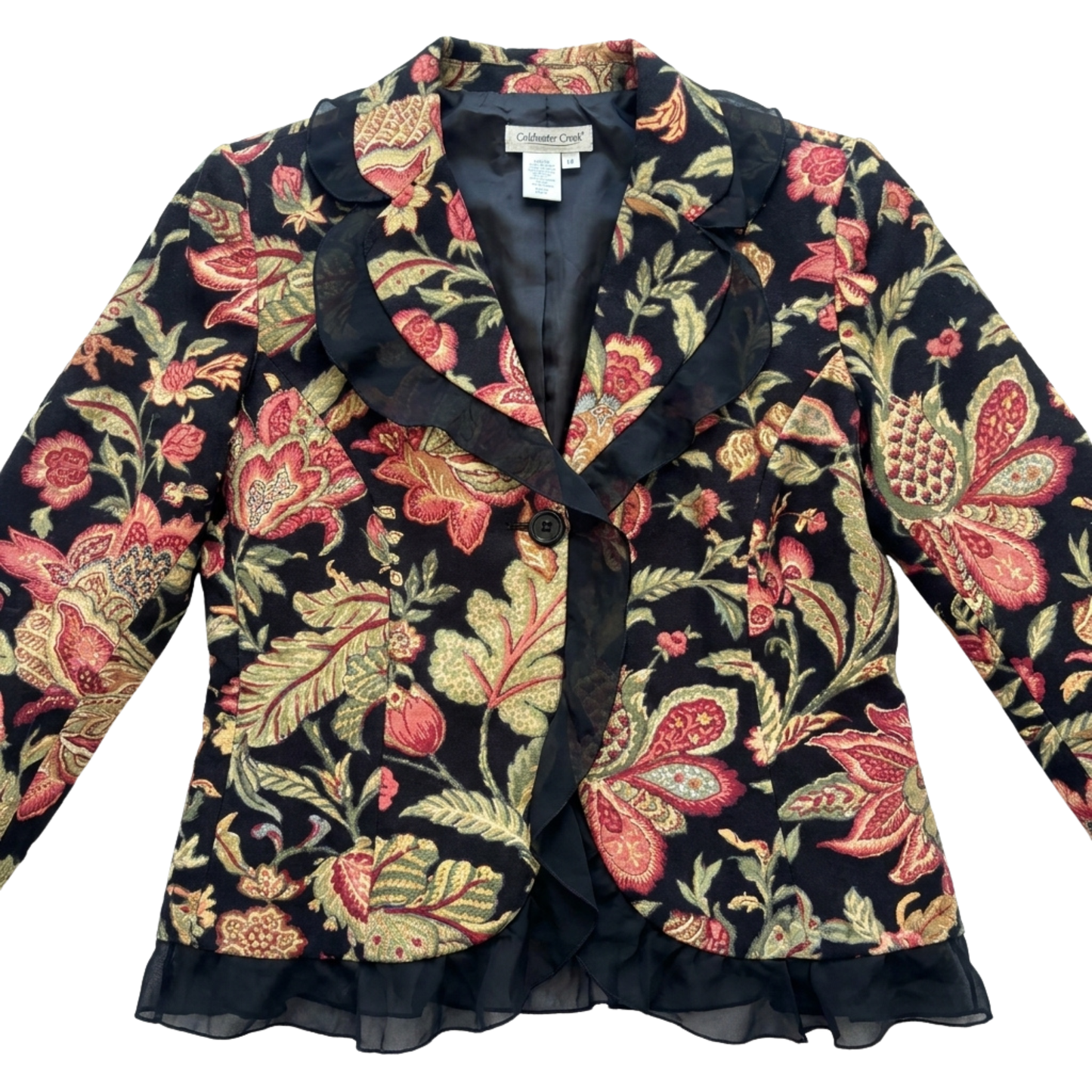 Vintage Floral Blazer