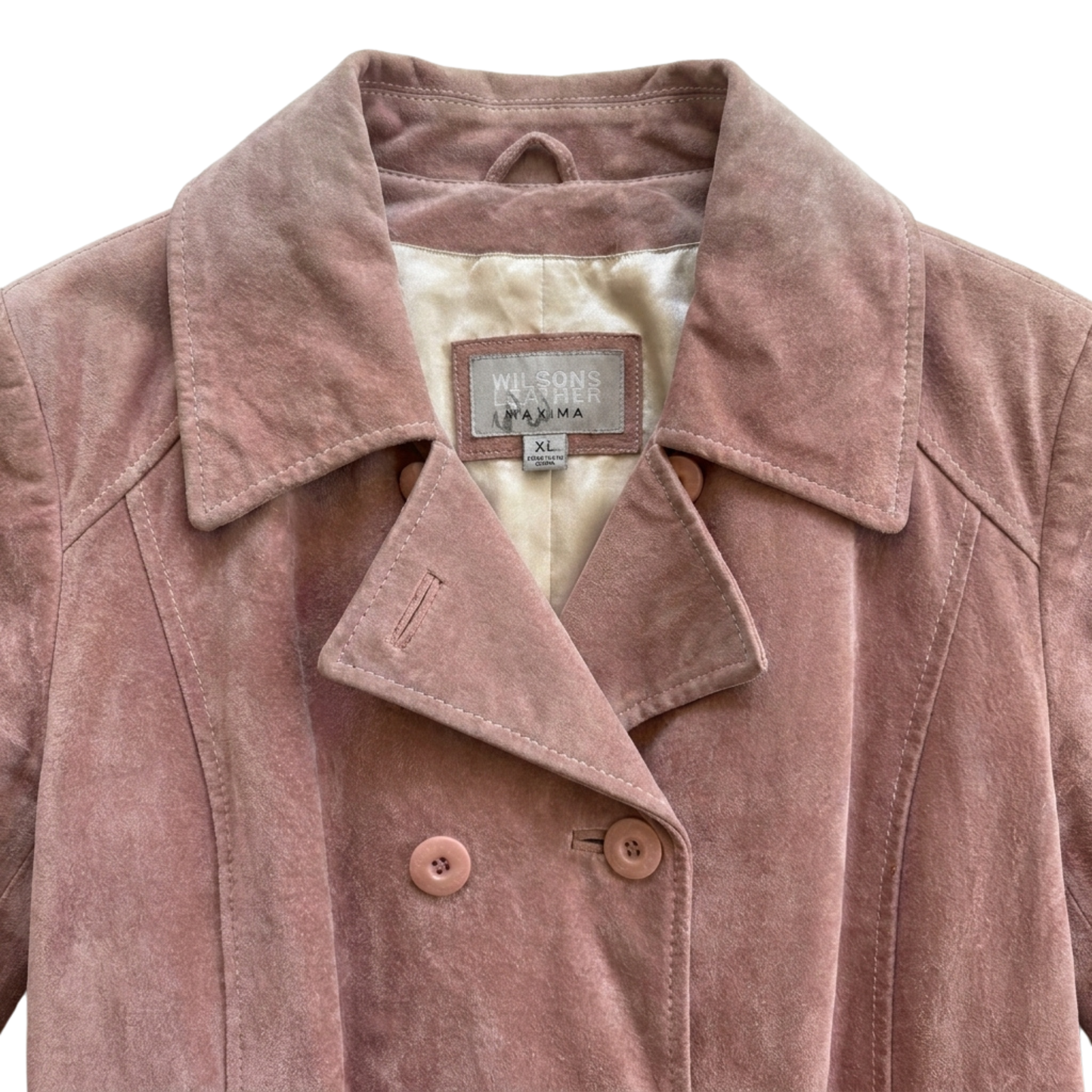 90s Pink Suede Jacket
