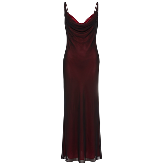 Early 2000s Silk Beaded Dress