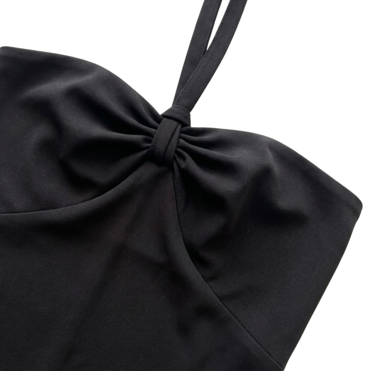 Early 2000s Black Halter Top