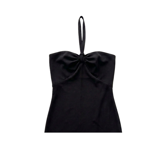 Early 2000s Black Halter Top