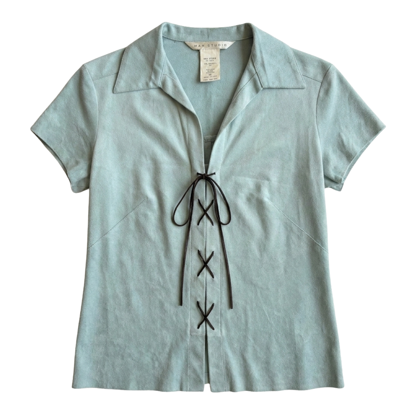 Vintage Max Studio Faux Suede Top
