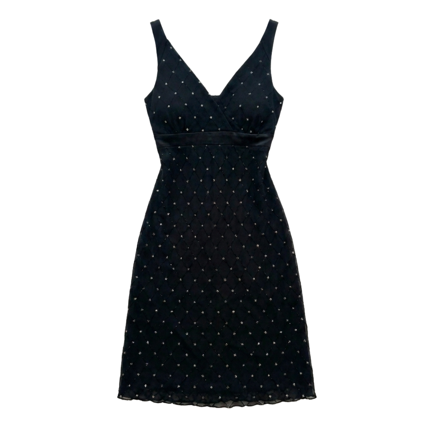 Early 2000s Black Sparkly Dress