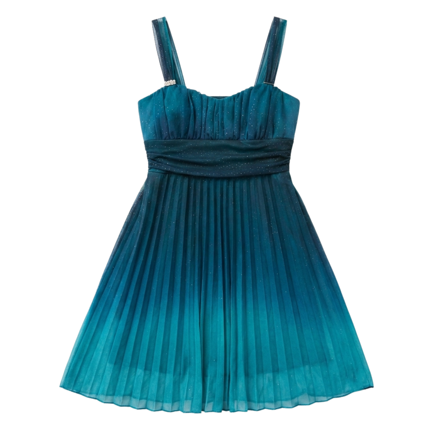 Y2K Blue Ombre Dress