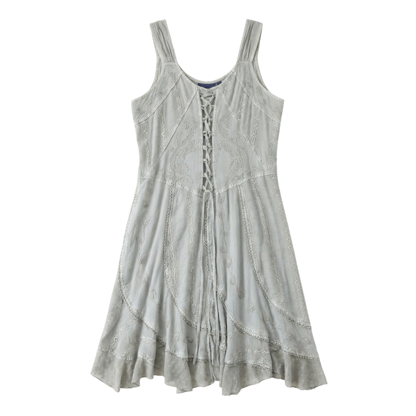 Embroidered Early 2000s Beaded Dress