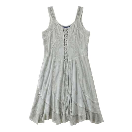 Embroidered Early 2000s Beaded Dress