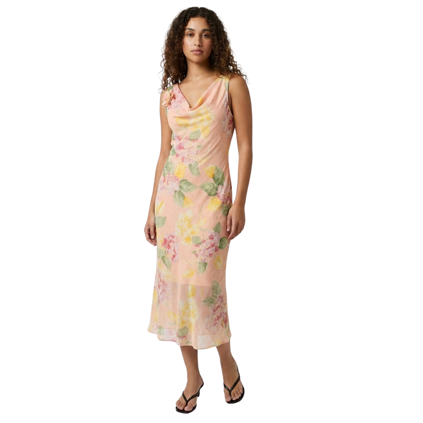 Y2k Floral Midi Dress