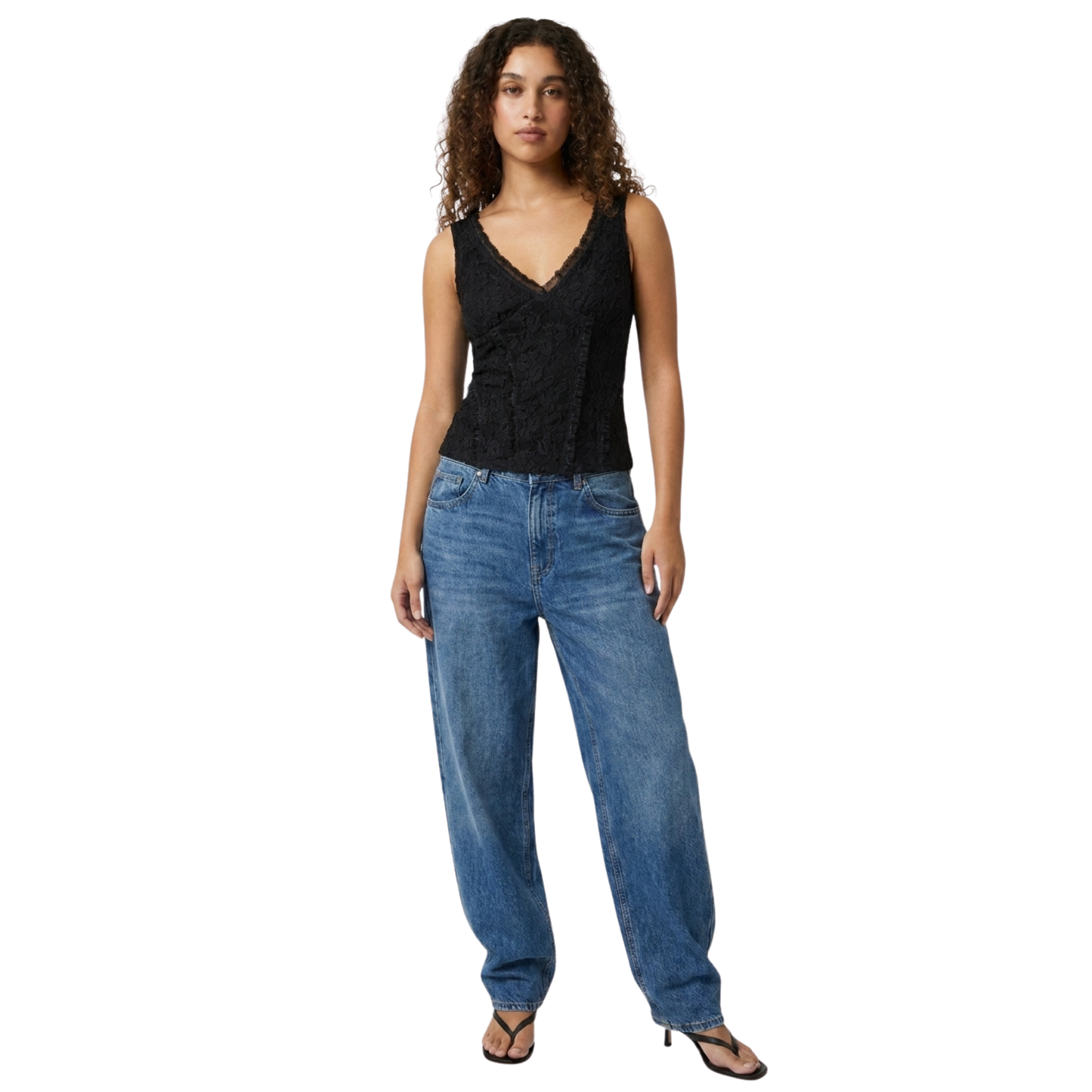 Y2K Lace Top