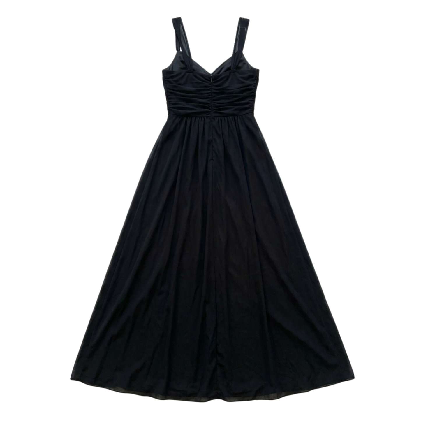 Early 2000s Ruched Black Dress