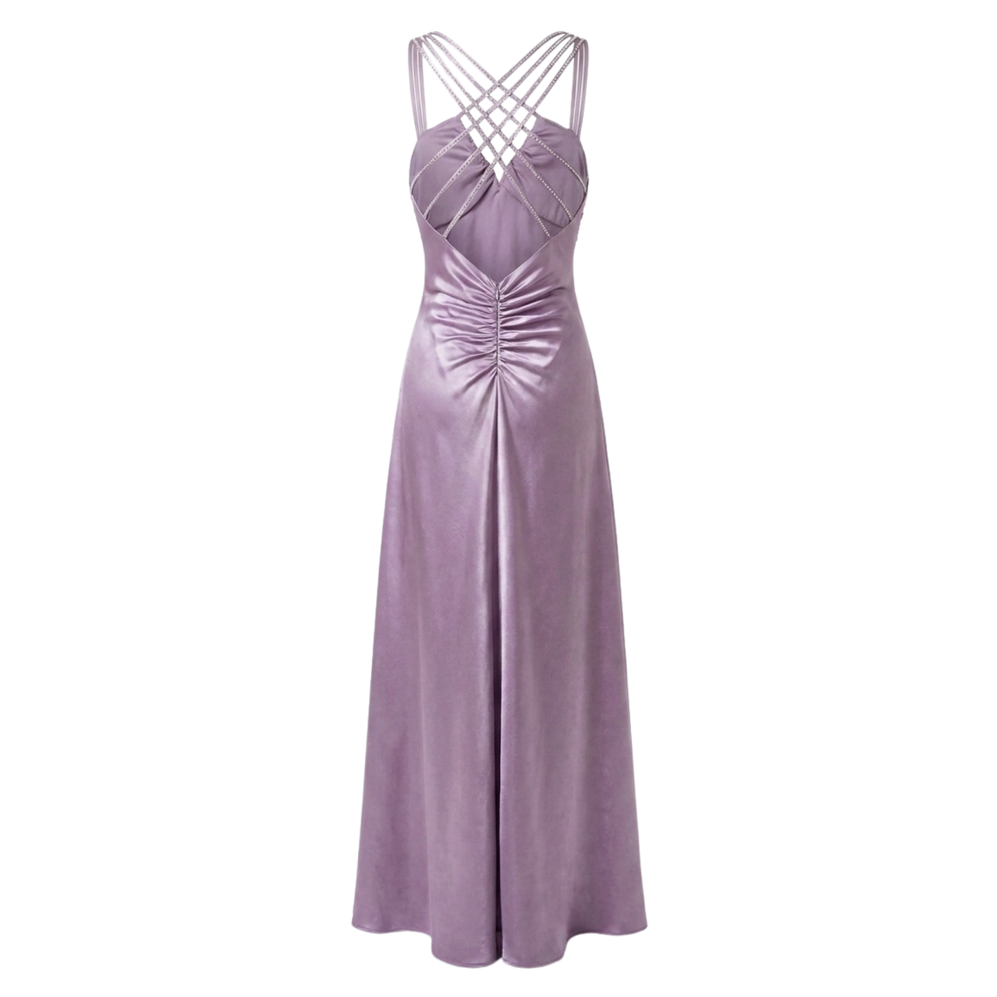Early 2000s Satin Maxi Dress