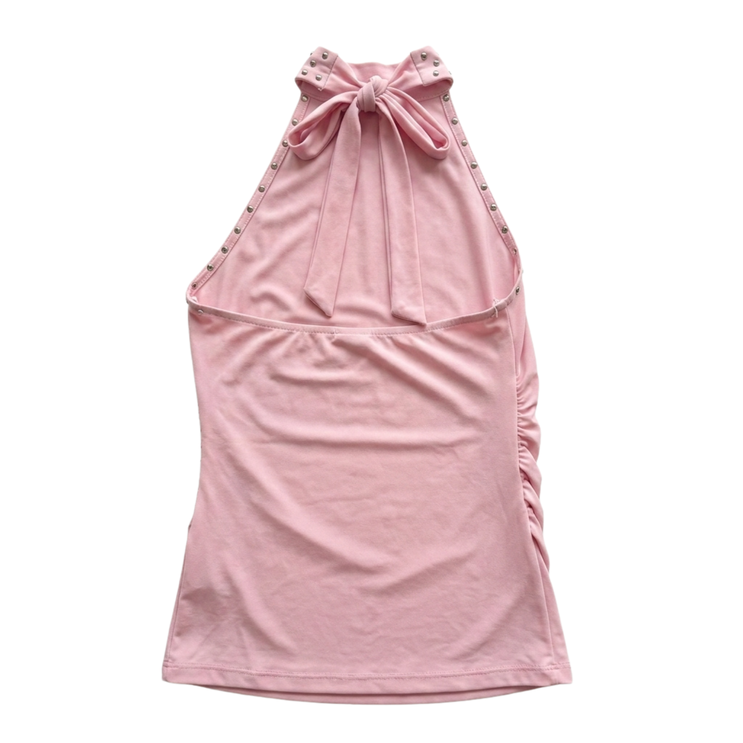 Studded Y2K Halter Top