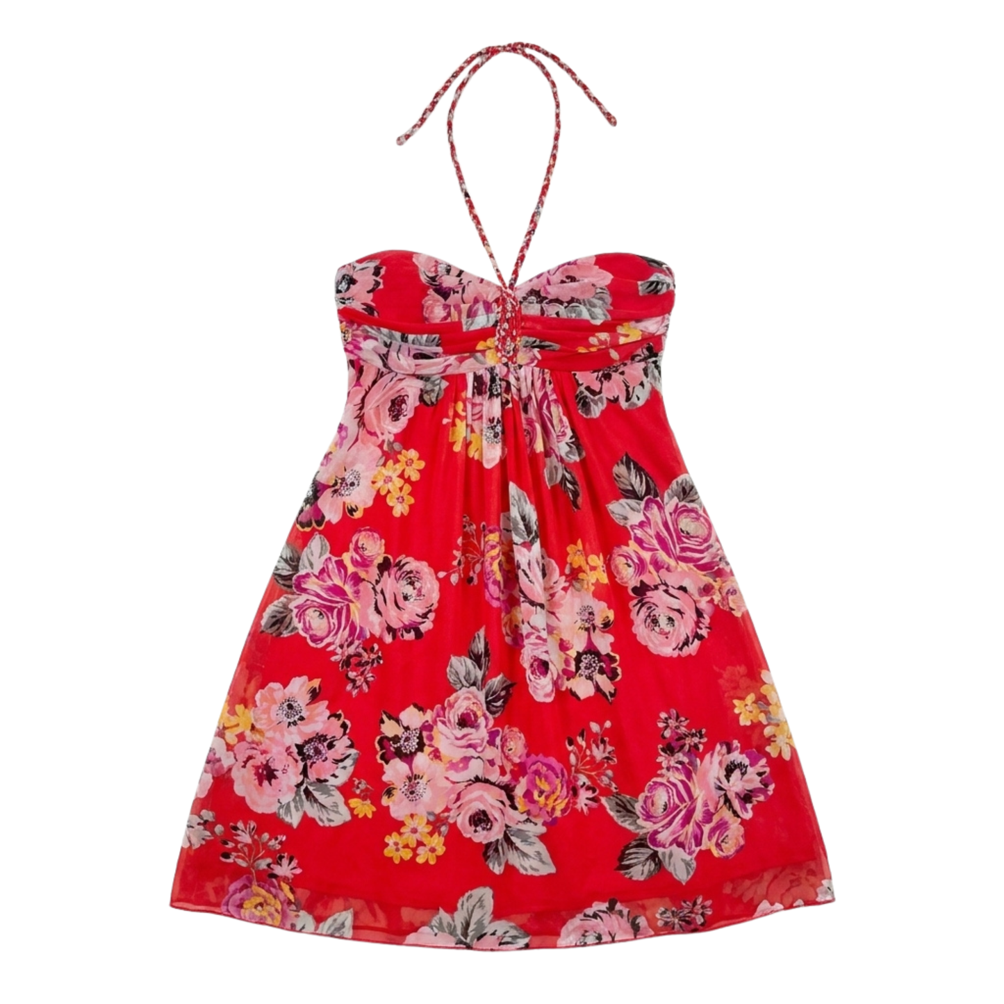 Floral Halter Dress