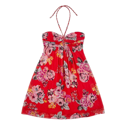 Floral Halter Dress