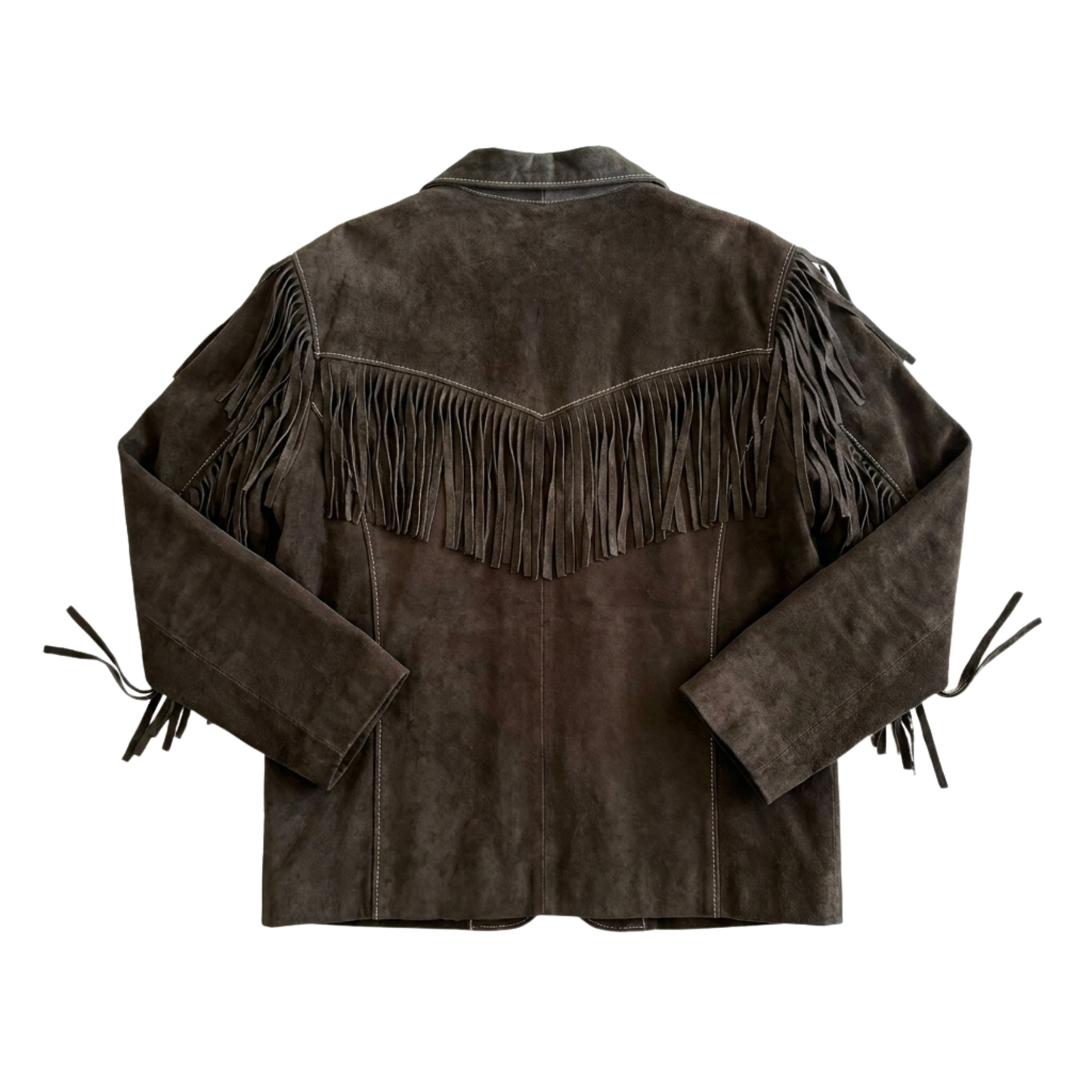 Vintage 1990s Suede Fringe Jacket