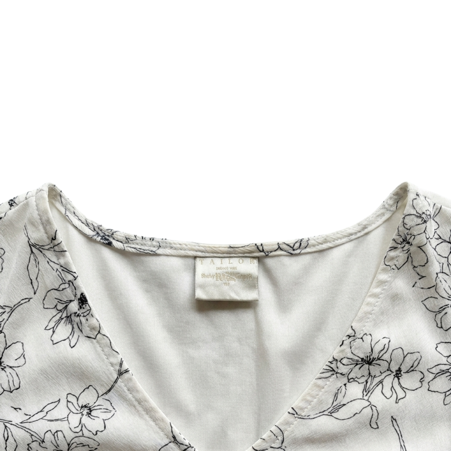 Black & White Twisted Y2K Top