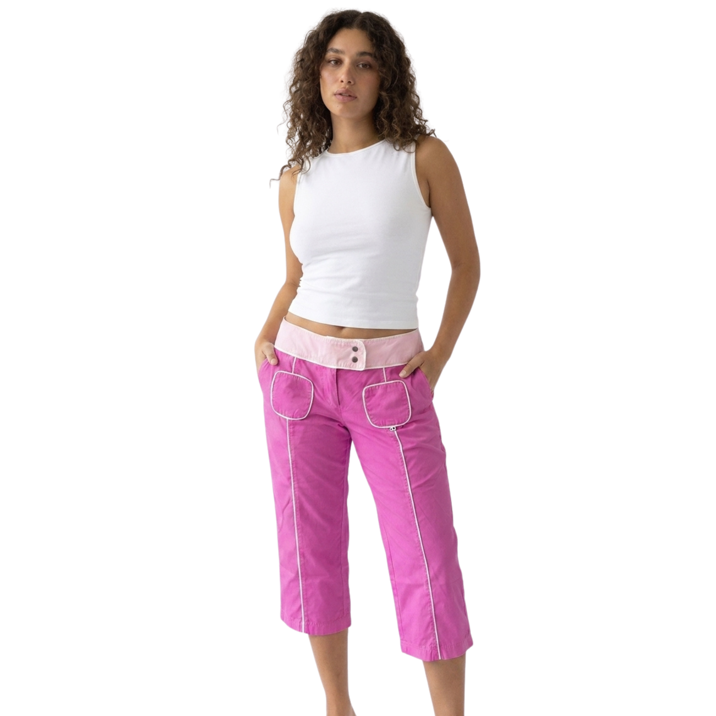 Vintage Pink Capris